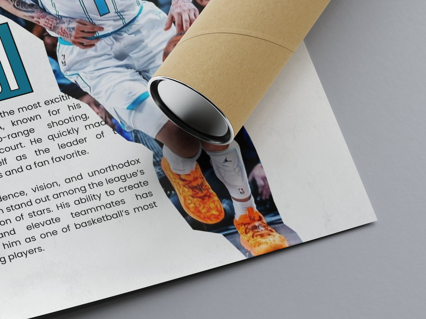 LaMelo Ball No. 01 Charlotte Hornets Poster