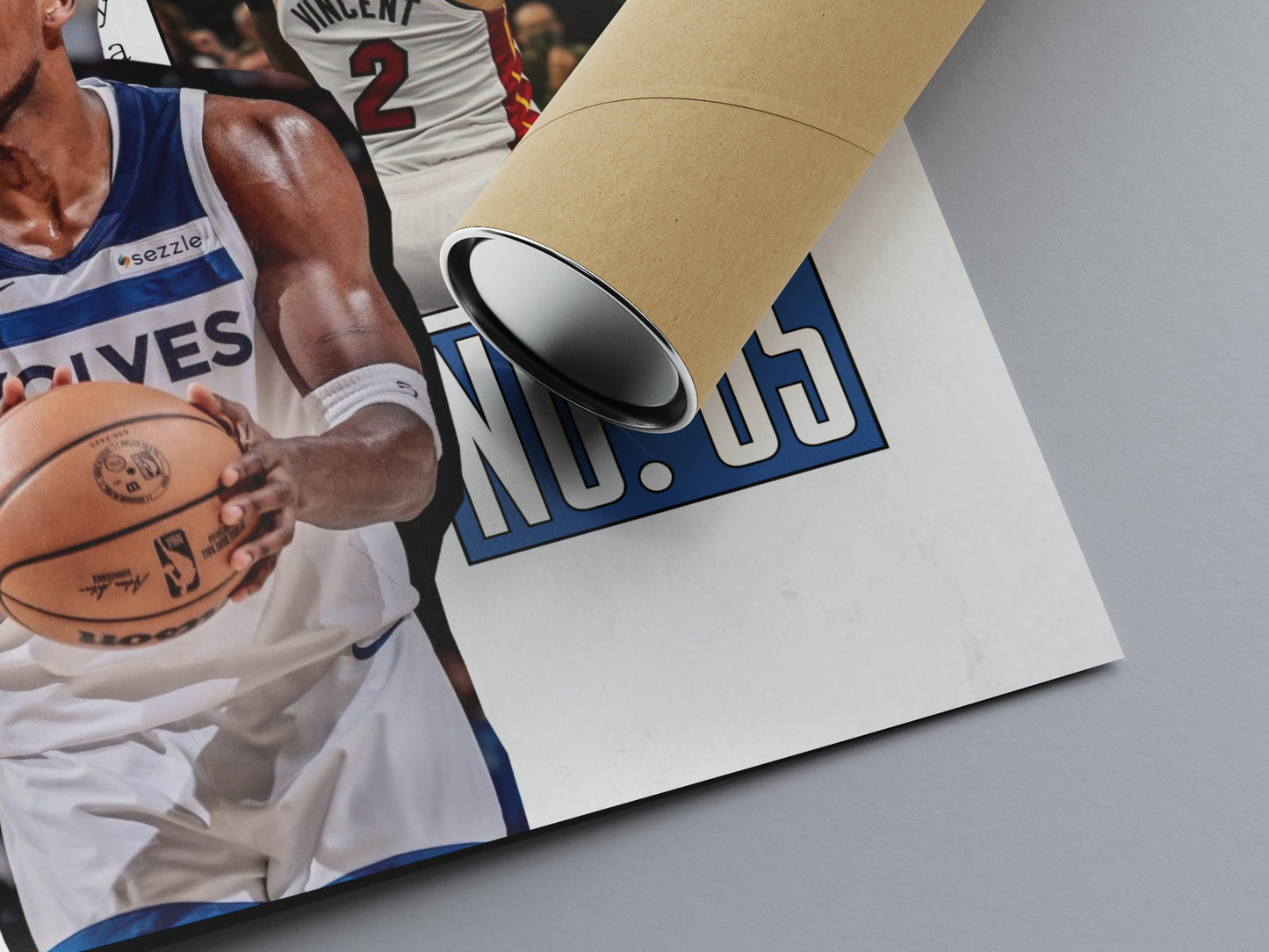 Anthony Edwards No. 05 Minnesota Timberwolves Poster