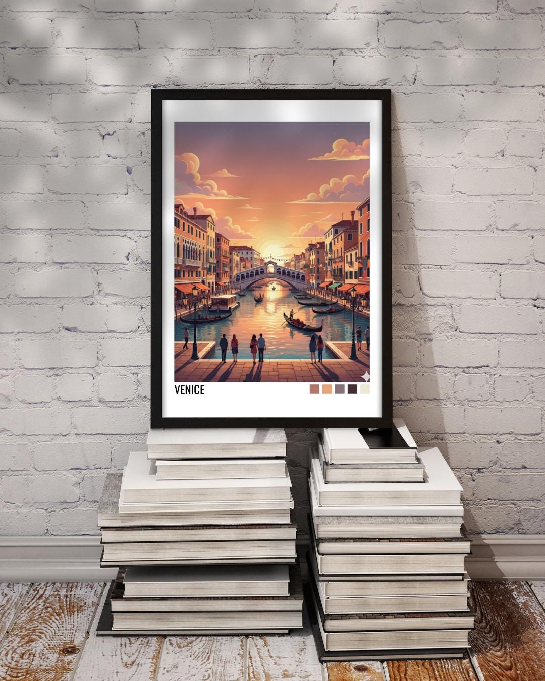 Venice Italy Travel Poster | Vintage Travel Poster | Country Travel Art | World Map Poster | Adventure Wall Art | Travel Gift