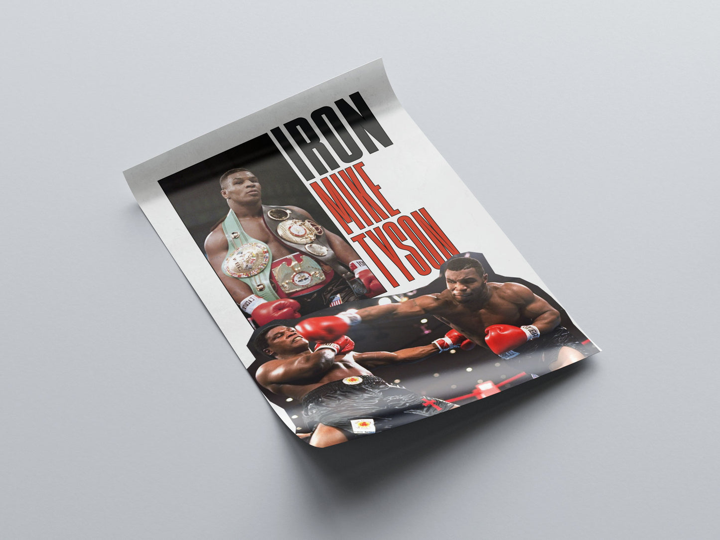 Mike Tyson “Iron Mike” Boxing Legend Poster