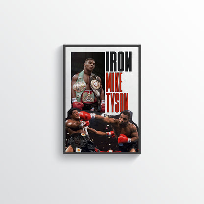 Mike Tyson “Iron Mike” Boxing Legend Poster