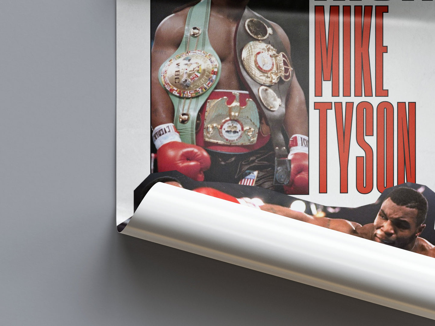 Mike Tyson “Iron Mike” Boxing Legend Poster