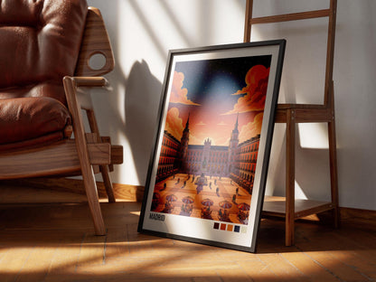 Madrid Spain Travel Poster | Vintage Travel Poster | Country Travel Art | World Map Poster | Adventure Wall Art | Travel Gift