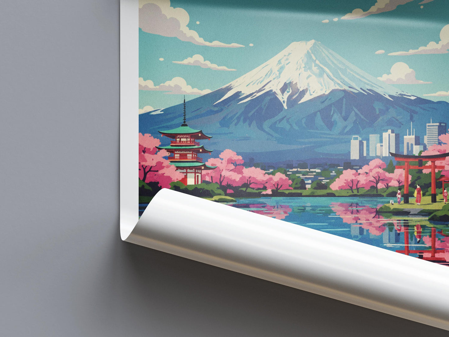 Tokyo Travel Poster | Vintage Travel Poster | Country Travel Art | World Map Poster | Adventure Wall Art | Travel Gift