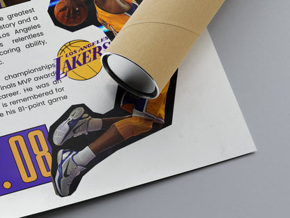 Kobe Bryant No. 24 Los Angeles Lakers Poster