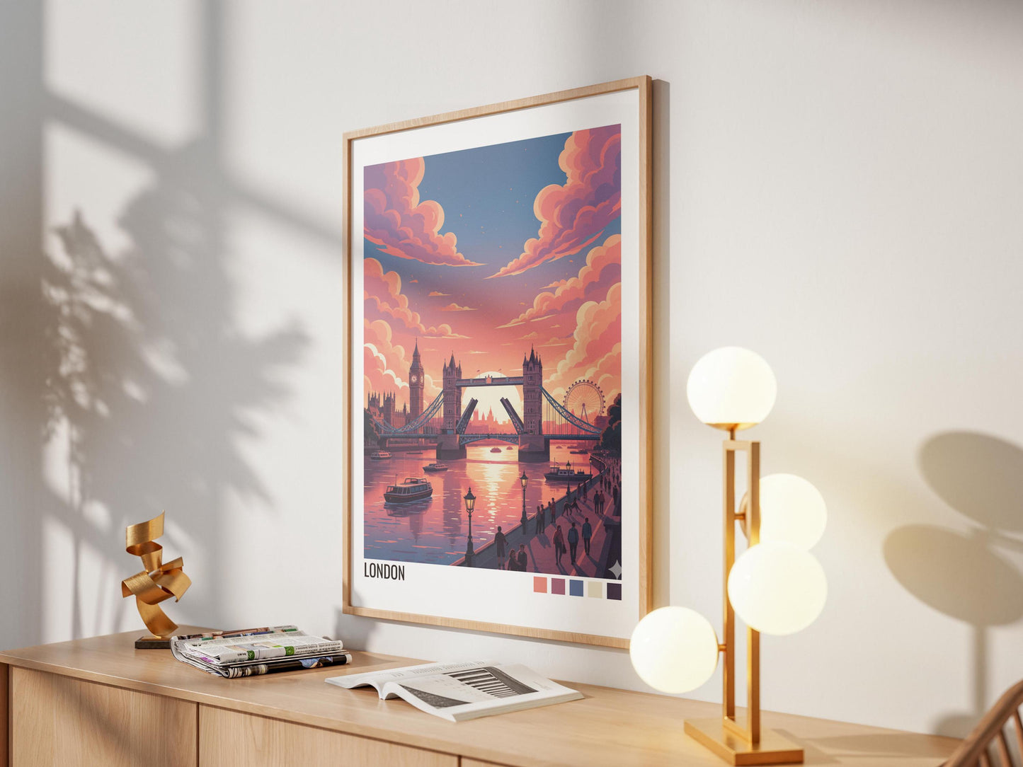 London England Travel Poster | Vintage Travel Poster | Country Travel Art | World Map Poster | Adventure Wall Art | Travel Gift