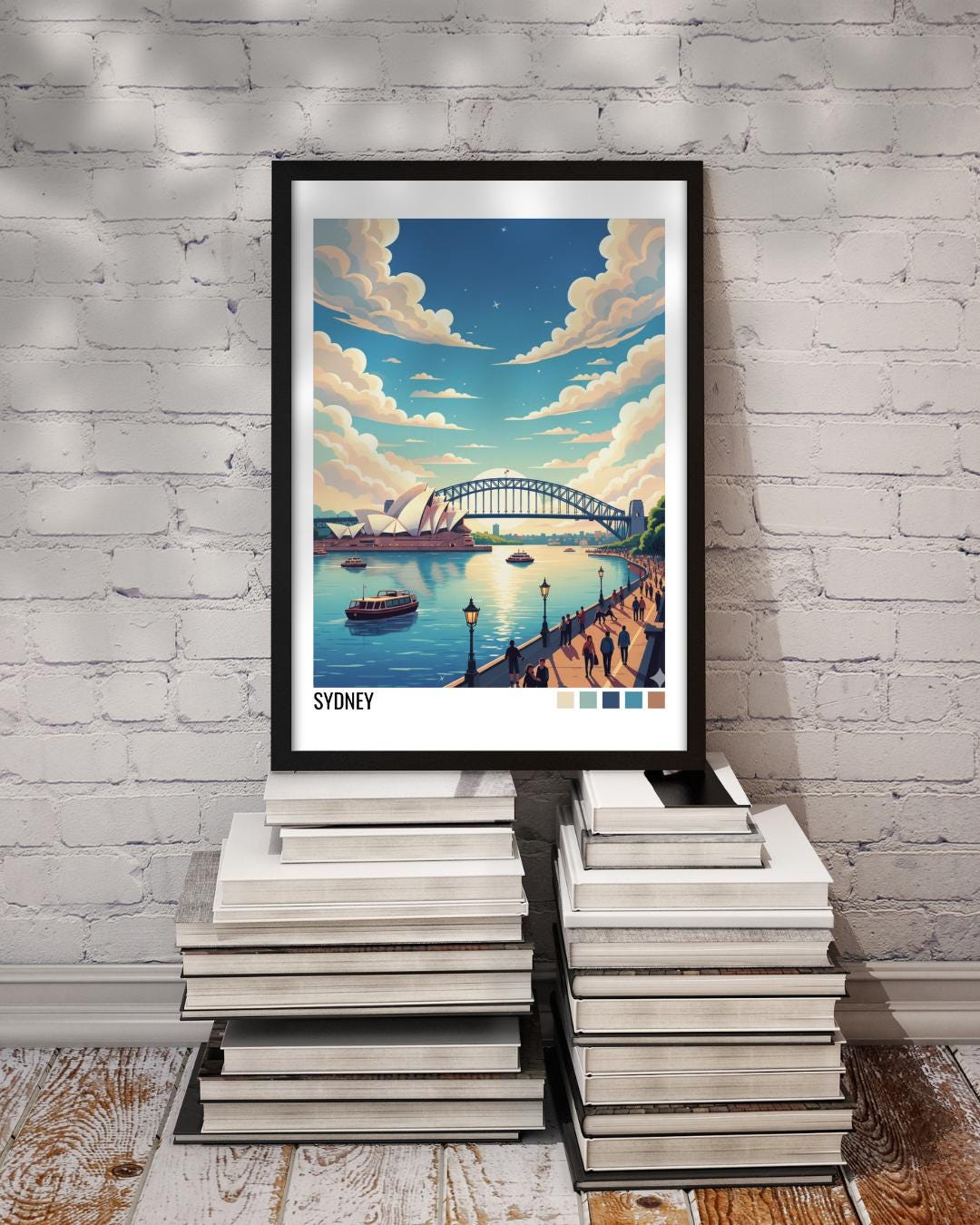 Sydney Australia Travel Poster | Vintage Travel Poster | Country Travel Art | World Map Poster | Adventure Wall Art | Travel Gift