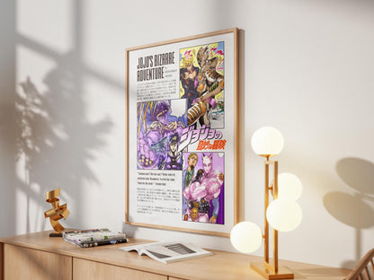 JoJo's Bizarre Adventure Anime Poster
