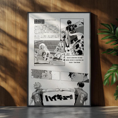 Haikyuu Sport Anime Poster