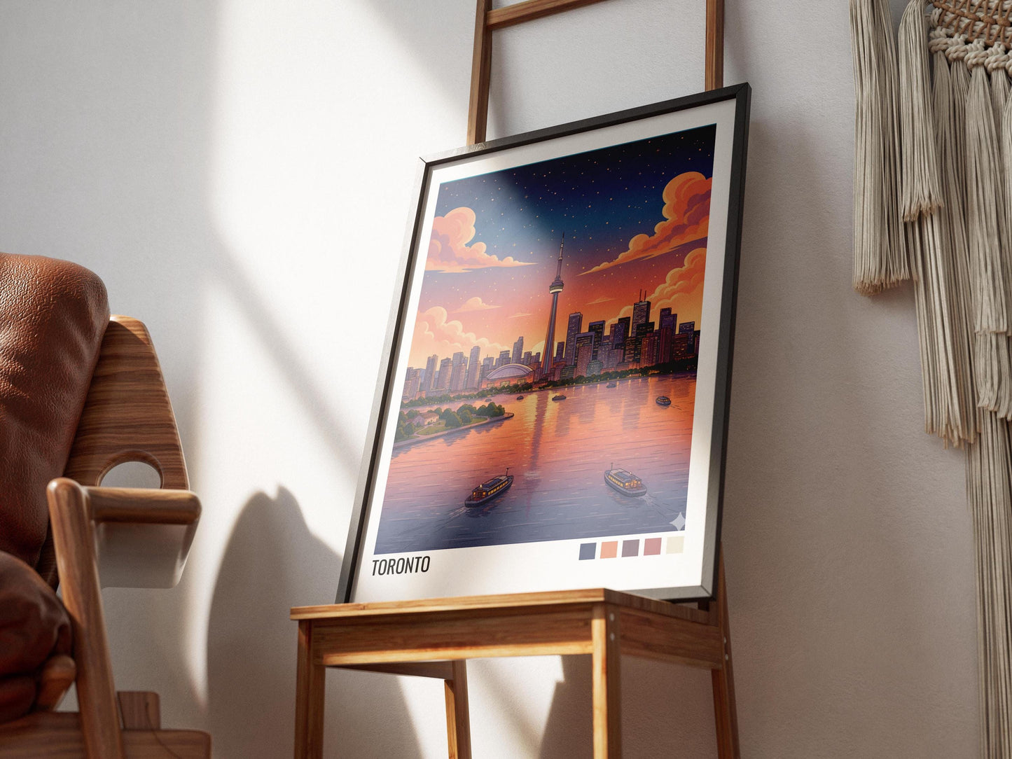 Toronto Canada Travel Poster | Vintage Travel Poster | Country Travel Art | World Map Poster | Adventure Wall Art | Travel Gift