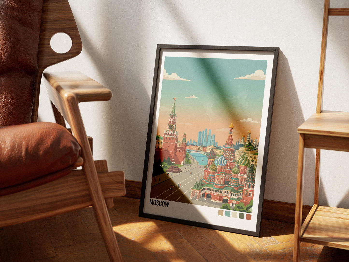 Moscow Travel Poster | Vintage Travel Poster | Country Travel Art | World Map Poster | Adventure Wall Art | Travel Gift