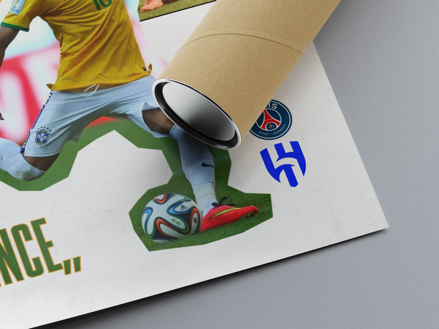 Neymar Jr “The Prince” Football Poster