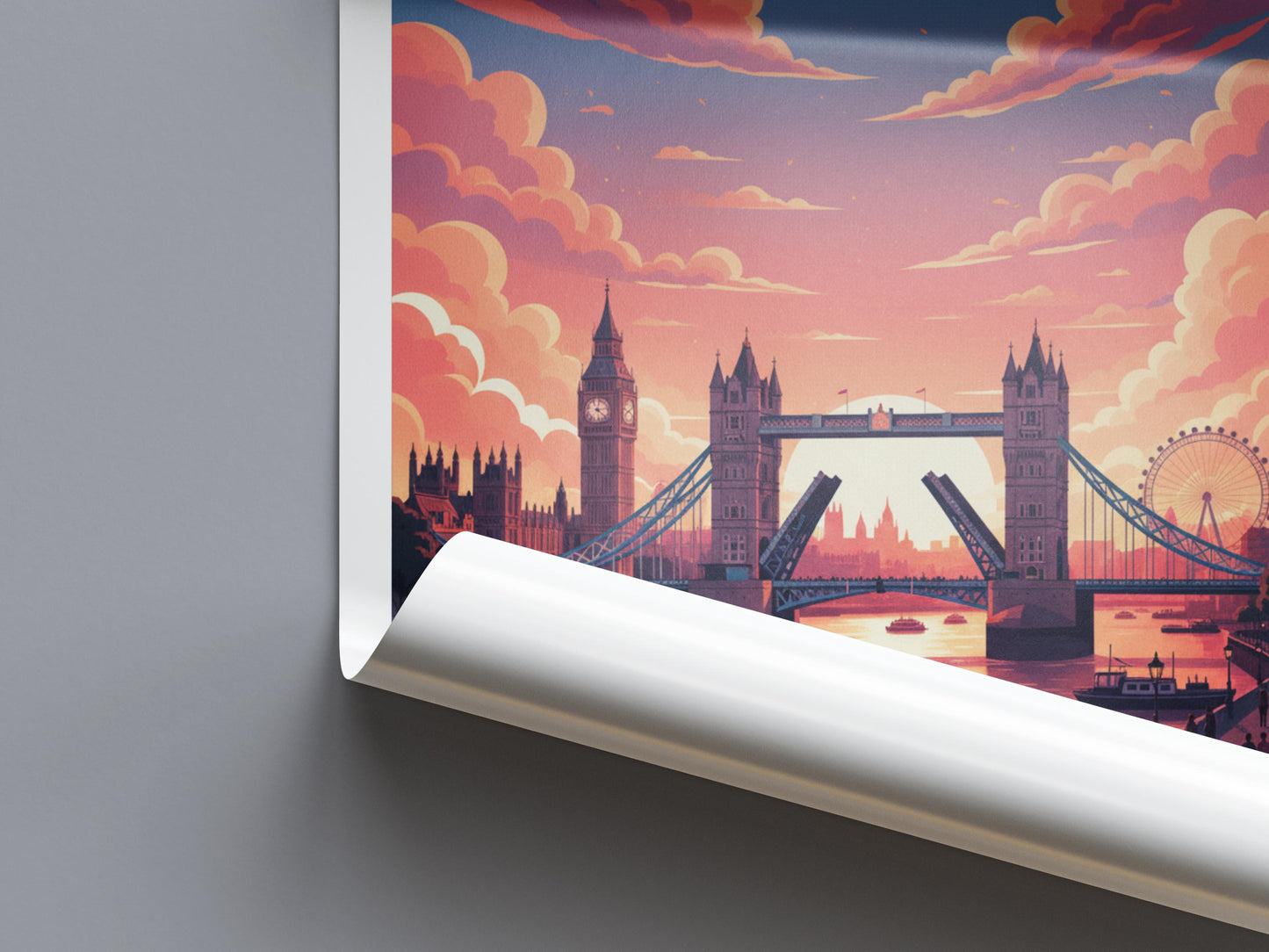 London England Travel Poster | Vintage Travel Poster | Country Travel Art | World Map Poster | Adventure Wall Art | Travel Gift