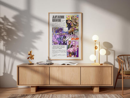 JoJo's Bizarre Adventure Anime Poster