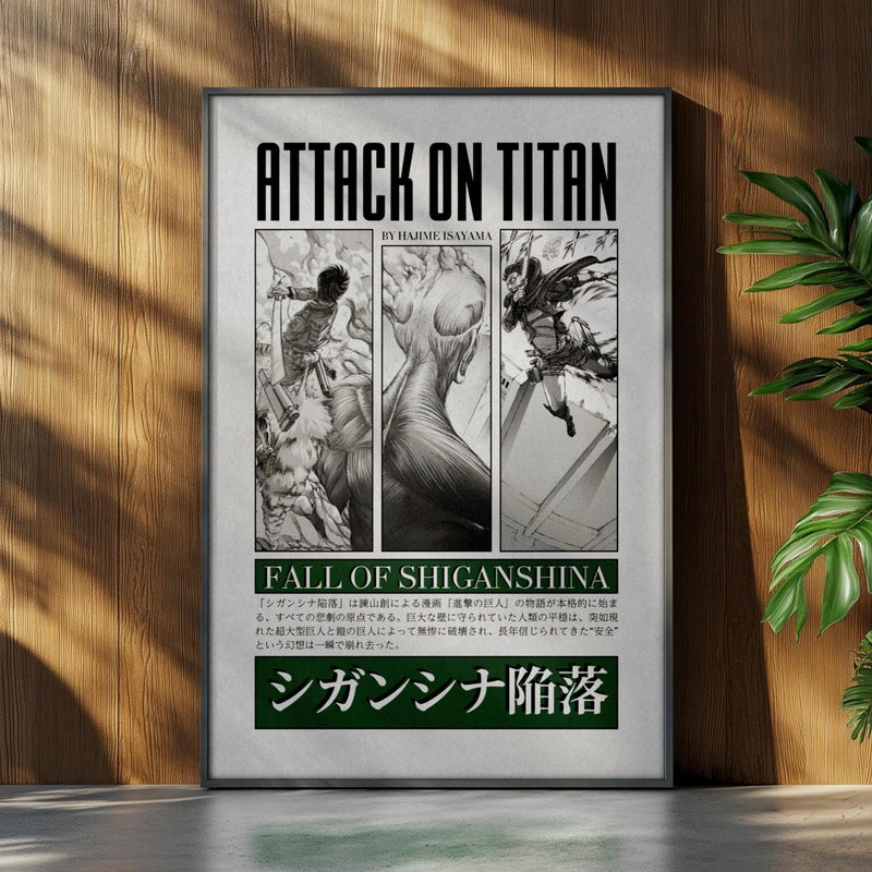 Attack On Titan Anime Poster
