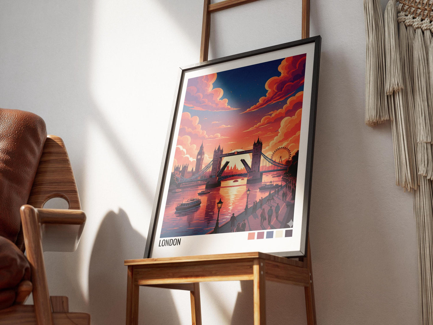 London England Travel Poster | Vintage Travel Poster | Country Travel Art | World Map Poster | Adventure Wall Art | Travel Gift