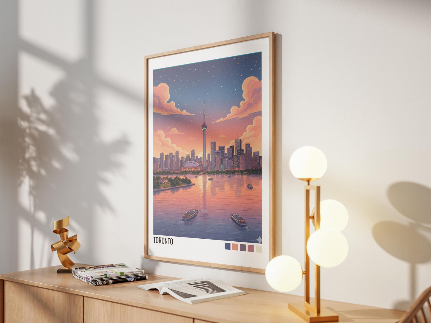 Toronto Canada Travel Poster | Vintage Travel Poster | Country Travel Art | World Map Poster | Adventure Wall Art | Travel Gift