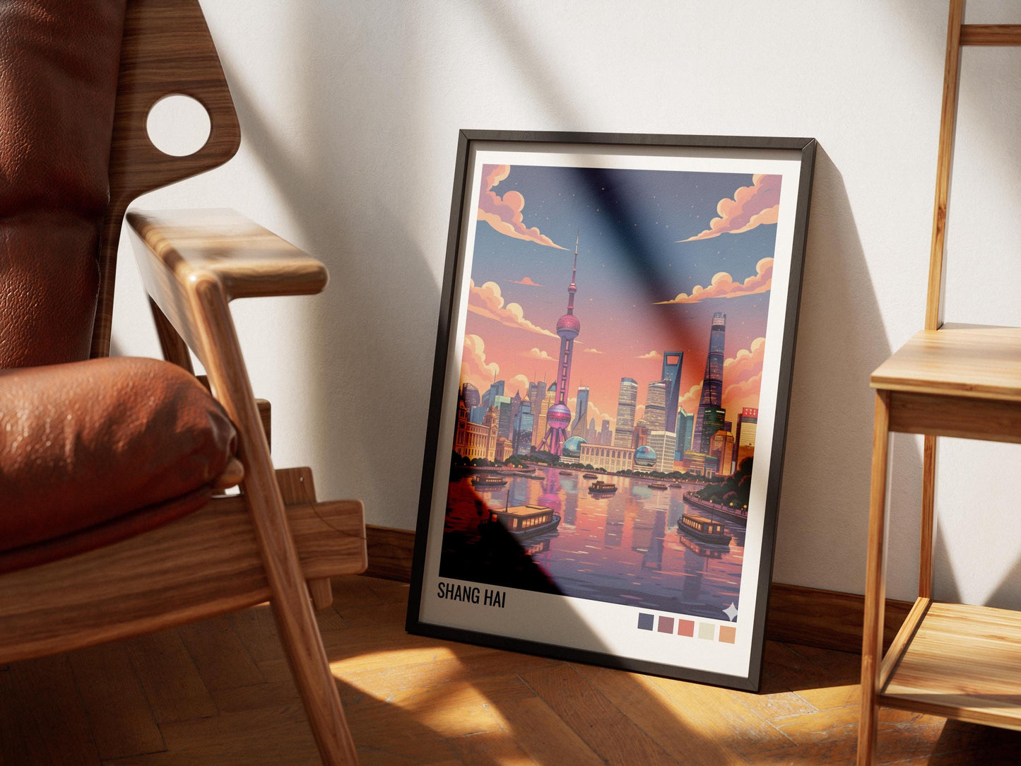 Shang Hai China Travel Poster | Vintage Travel Poster | Country Travel Art | World Map Poster | Adventure Wall Art | Travel Gift