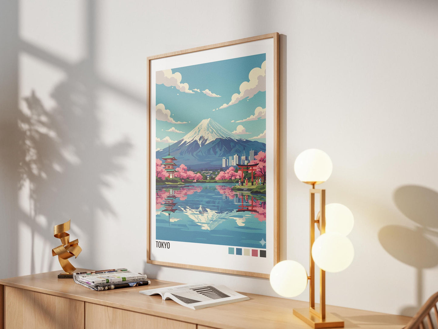 Tokyo Travel Poster | Vintage Travel Poster | Country Travel Art | World Map Poster | Adventure Wall Art | Travel Gift
