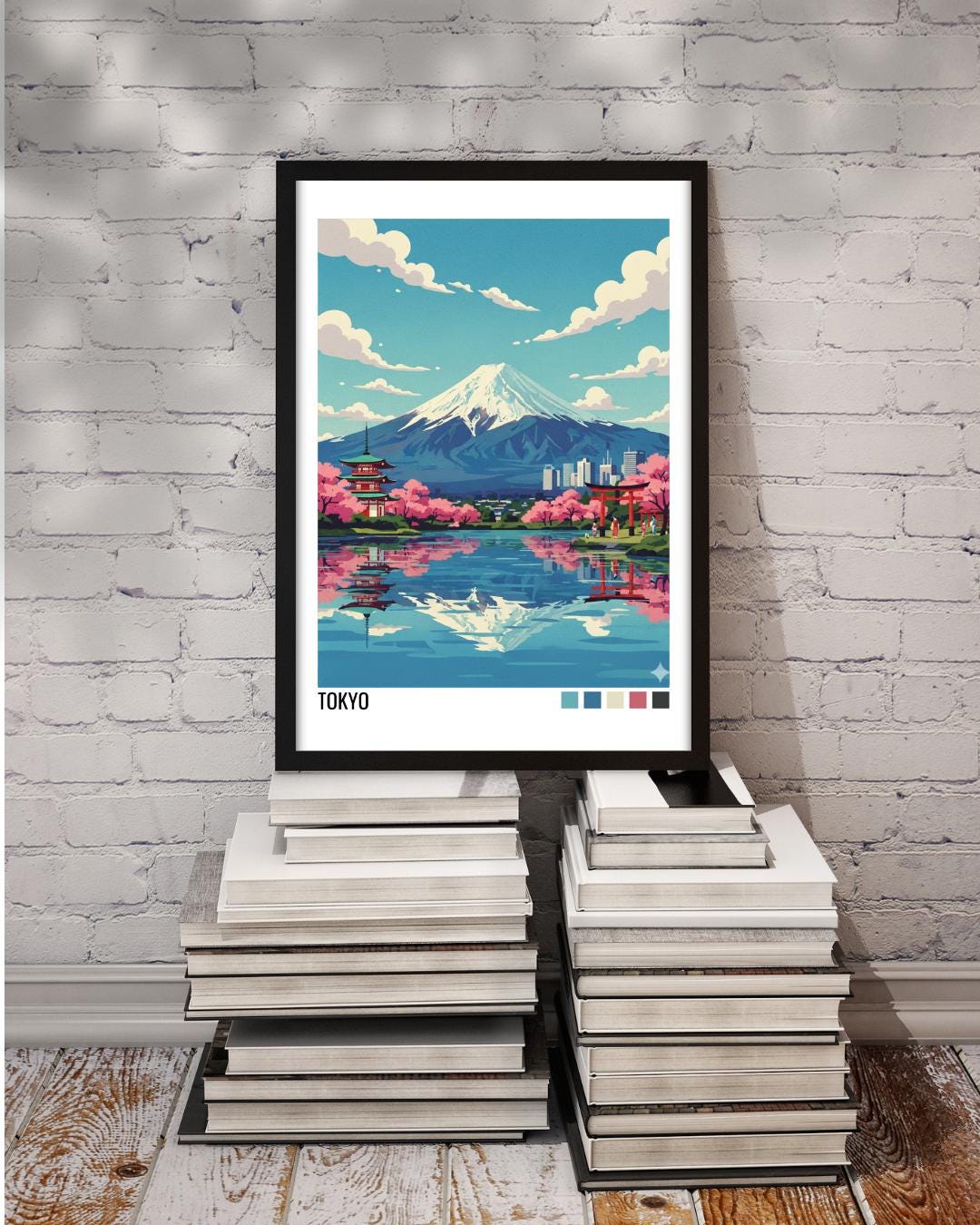 Tokyo Travel Poster | Vintage Travel Poster | Country Travel Art | World Map Poster | Adventure Wall Art | Travel Gift