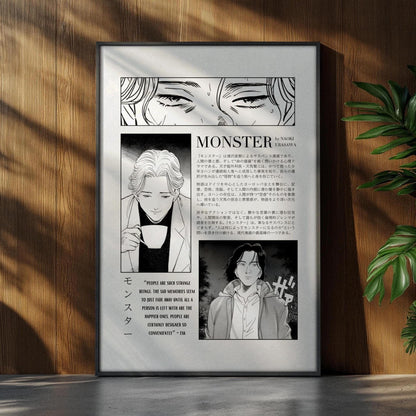 Monster Anime Poster