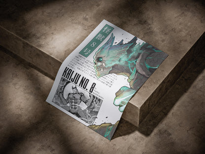 Kaiju No. 8 Anime Poster