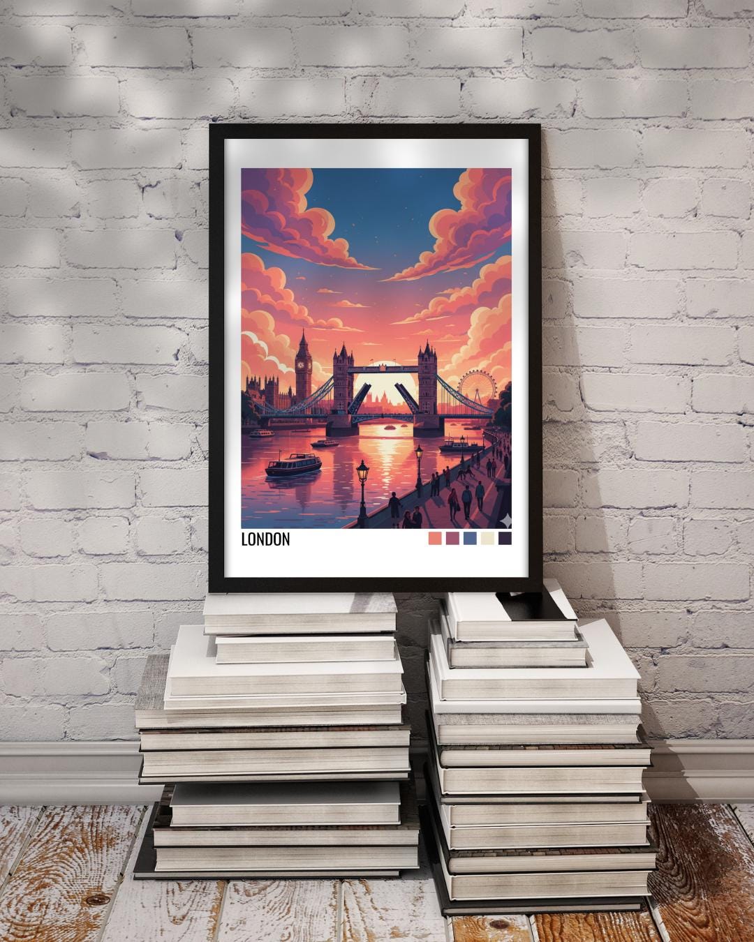 London England Travel Poster | Vintage Travel Poster | Country Travel Art | World Map Poster | Adventure Wall Art | Travel Gift